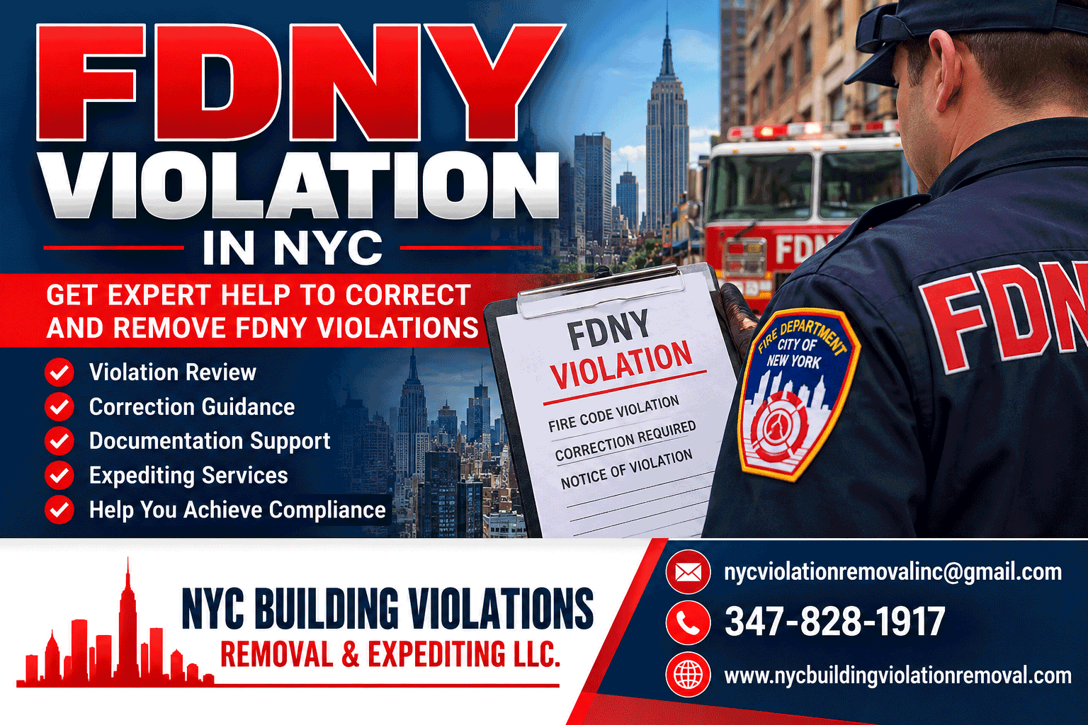 FDNY Violations in NYC: How to Correct and Remove Fire Code Violations
