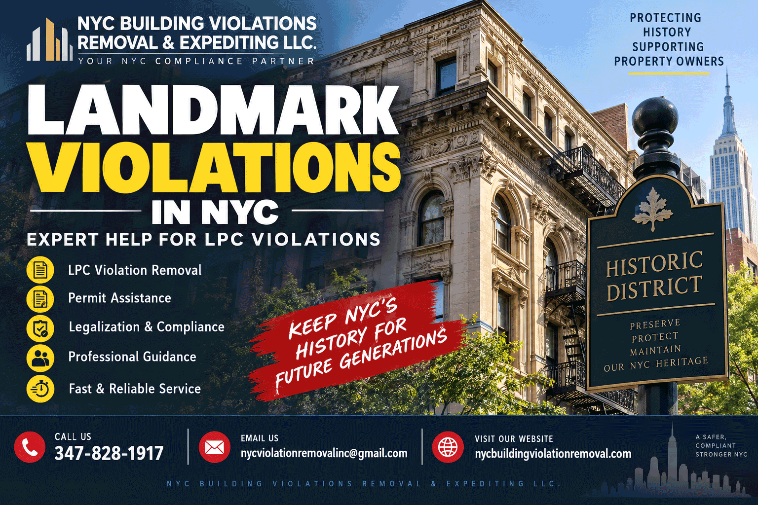 Landmark Violations in NYC: What Property Owners Need to Know - NYC building violation blog